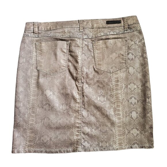 SNAKE PRINT SKIRT SIZE 16 - Picture 3 of 7